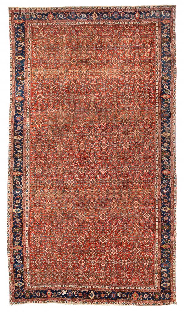 Antique Faraghan  Extra Large Carpet at Essie Carpets, Mayfair London