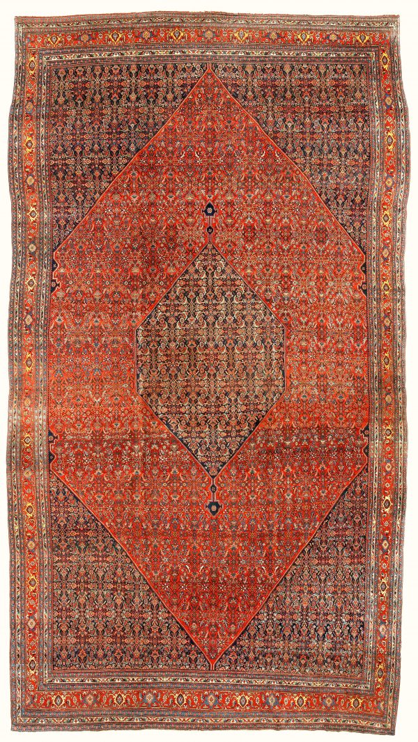 Antique Bidjar Persian Carpet at Essie Carpets, Mayfair London