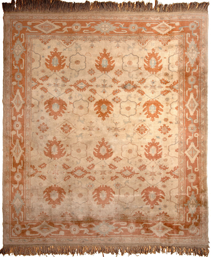 Ushak Rug or Oushak carpet for sale at Essie Carpets, Mayfair London