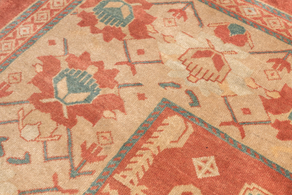 Persian Mahal Wool Carpet - Allover Design
