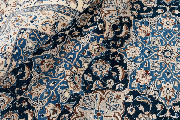 Persian Tudeshk Carpet - Fine Silk and Wool
