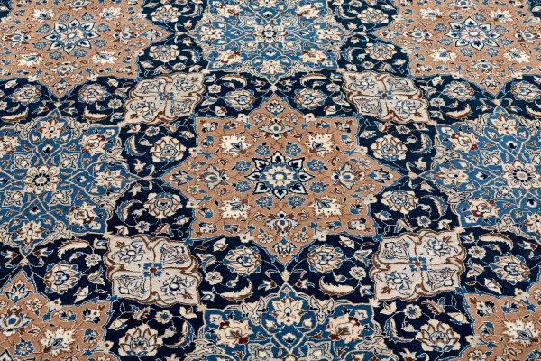 Persian Tudeshk Carpet - Fine Silk and Wool
