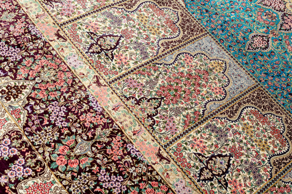 Signed Persian Qum Carpet - Very Fine