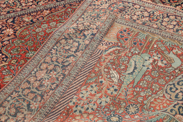 Persian Kashan Wool Rug