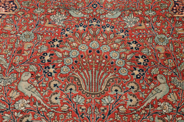 Persian Kashan Wool Rug