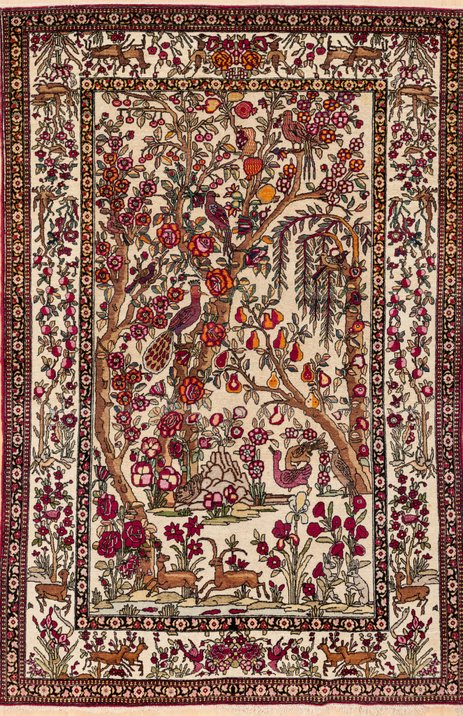 Rare Persian Isfahan Rug