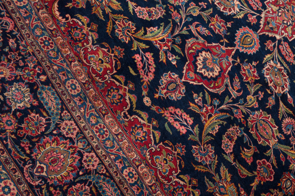 Persian Kashan Wool Carpet Oversize 
