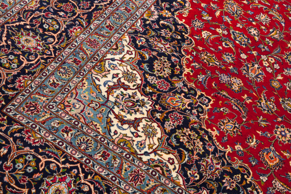Persian Kashan Wool Carpet 2446