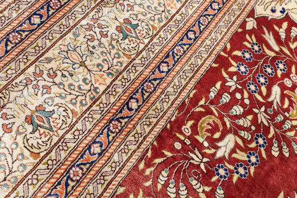 Very Fine Turkish Hereke carpet at Essie Carpets, Mayfair London