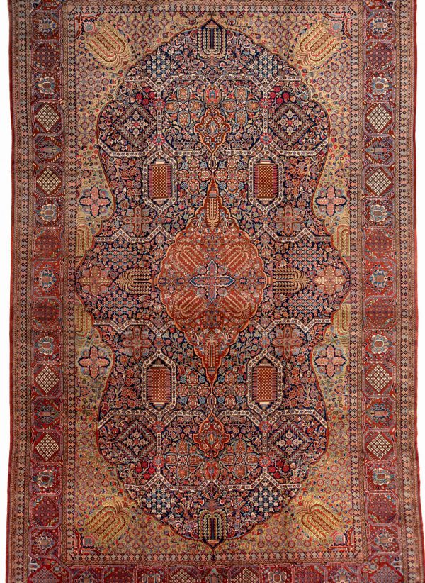 Very Fine Persian Kashan Large Carpet - Oversize - Wool - Approx 5x3m (17x10ft)
