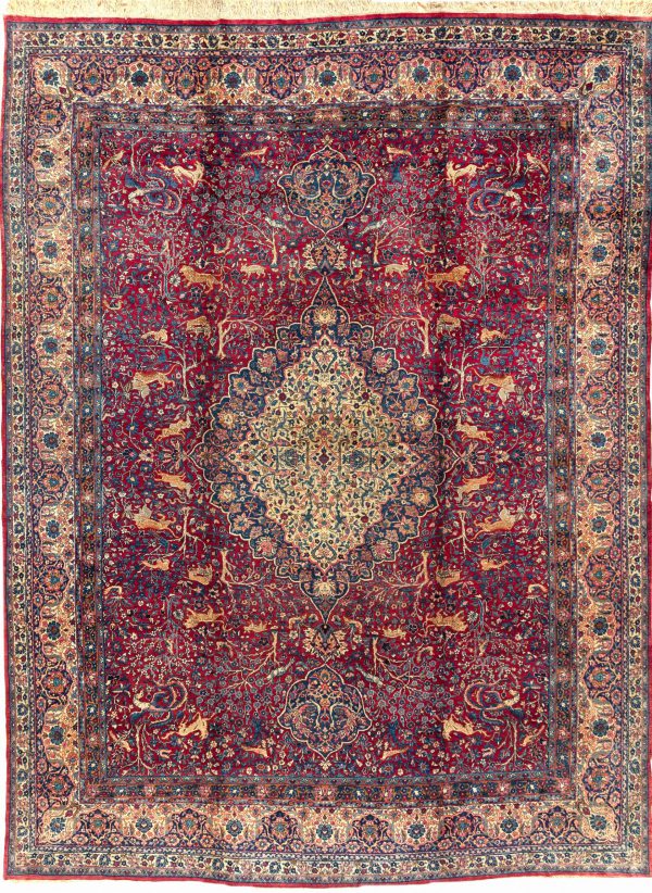 Persian Yazd Carpet - Fine Wool - Oversize