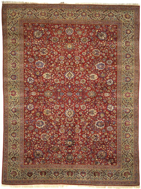 Old Persian Tehran Carpet - Oversize