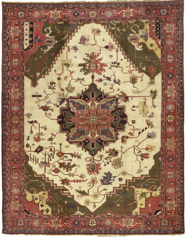 Antique Turkish Serapi Carpet - Oversize