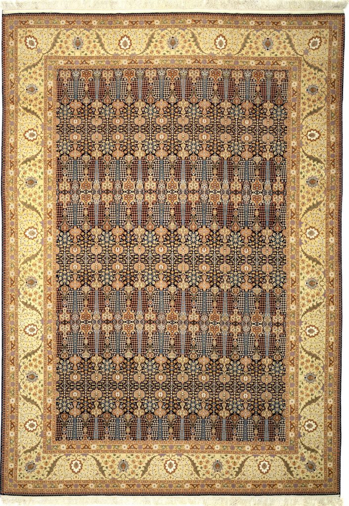 Persian Tabriz Large Carpet - Oversize - Fine Silk and Wool