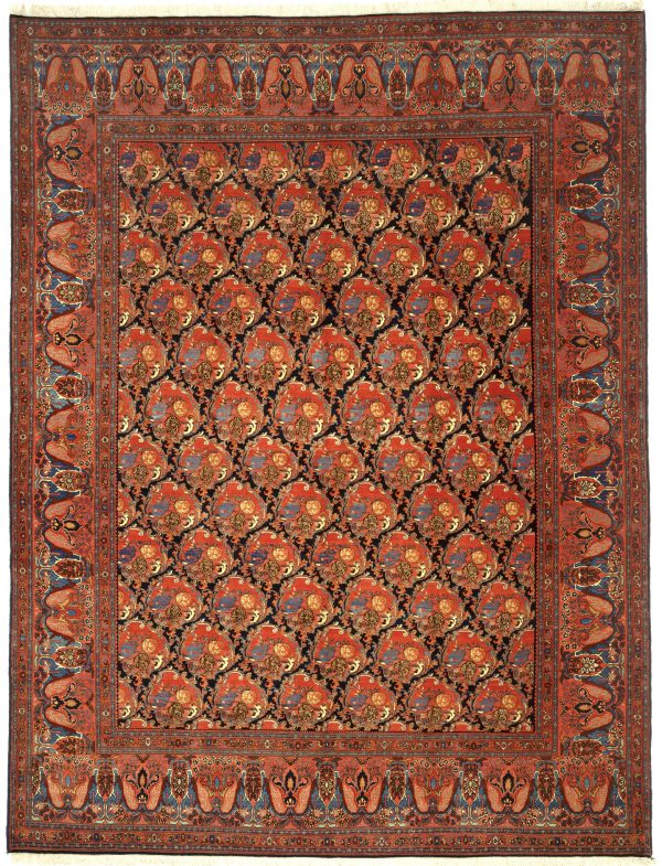Persian Bijar Large Carpet - Oversize - Allover - Golfarangi 