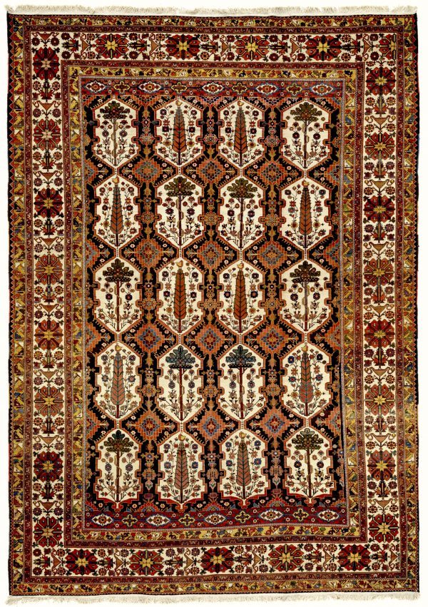 Persian Bakhtiari Extra-Large Carpet – Mansion Size – Wool – Allover Design