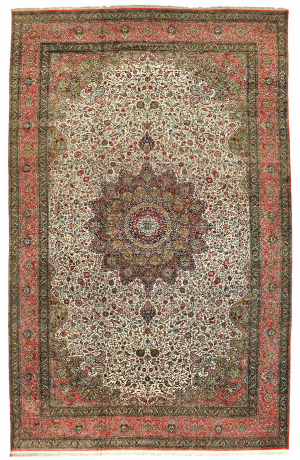Persian Qum Extra-Large Carpet - Pure Silk - Palace Size