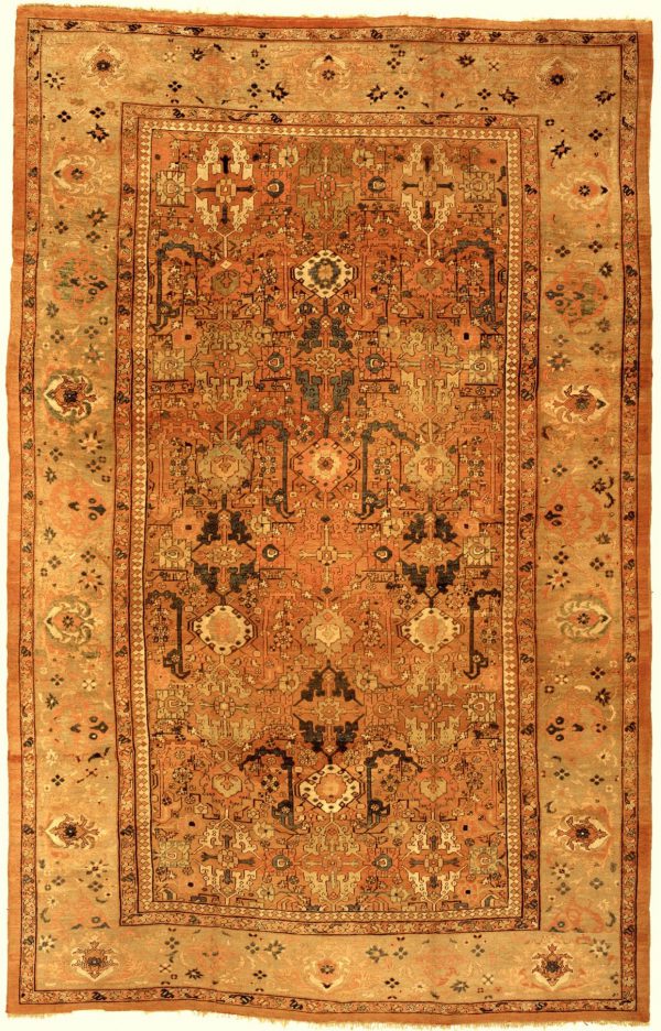Antique Persian Ziegler Mahal Large Carpet - Oversize
