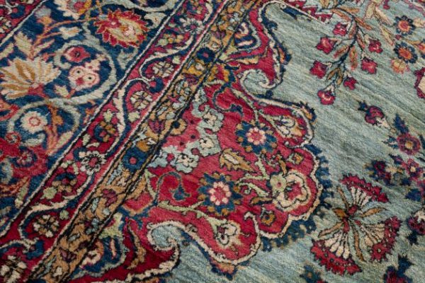 Exquisite Fine Antique Kerman Carpet