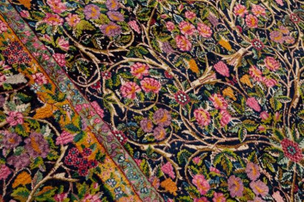 Exquisite Fine Old Kerman Carpet