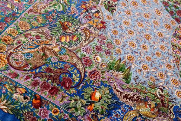 Unique Exremely Fine Qum Silk Carpet