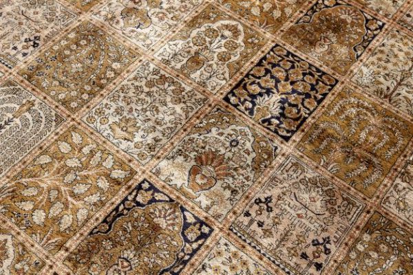 Superb Fine Old Qum Silk Carpet
