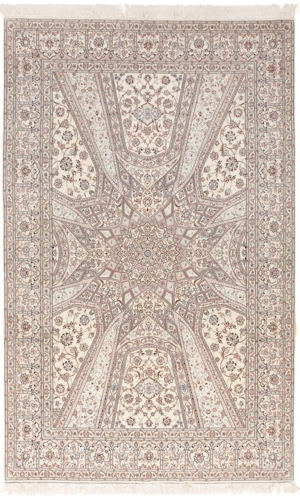 Impressive Extremely Fine Nain Carpet - Signed