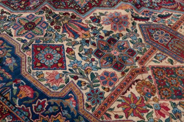 Fine Old Extra Large Yazd Carpet