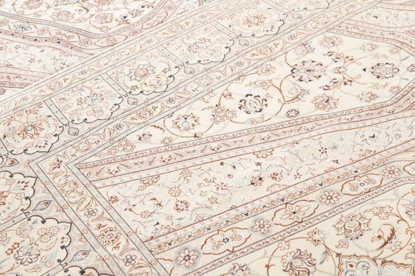 Impressive Extremely Fine Nain Carpet - Signed