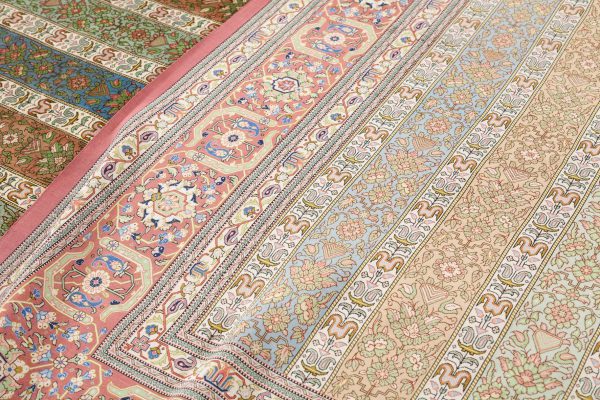 Exquisite Extremely Fine Qum Silk Carpet