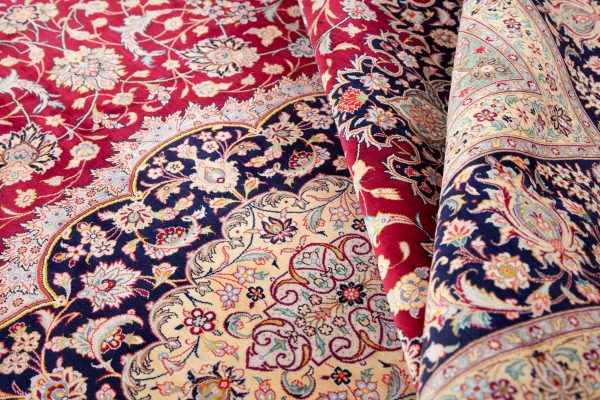 Kashan Silk Carpet 2714