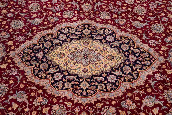 Kashan Silk Carpet 2714