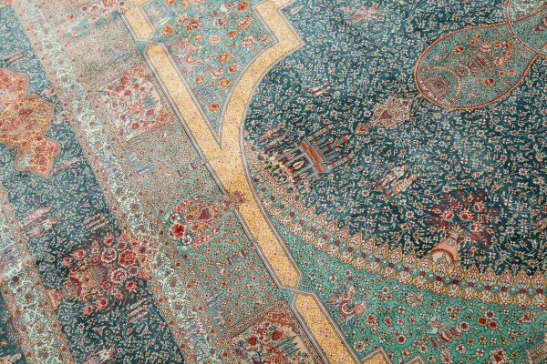 Fine Qum Silk Carpet 2719