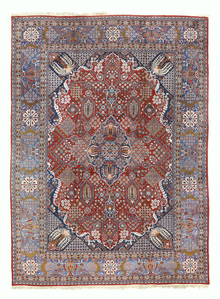 Extremely Fine Persian Esfahan Carpet - Essie Carpets
