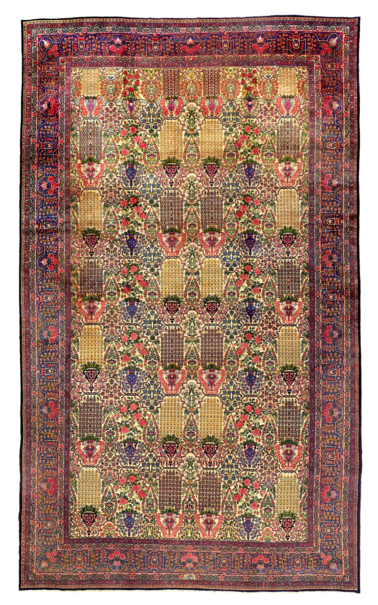 Exceptionally Fine, Rare Persian Kerman Carpet