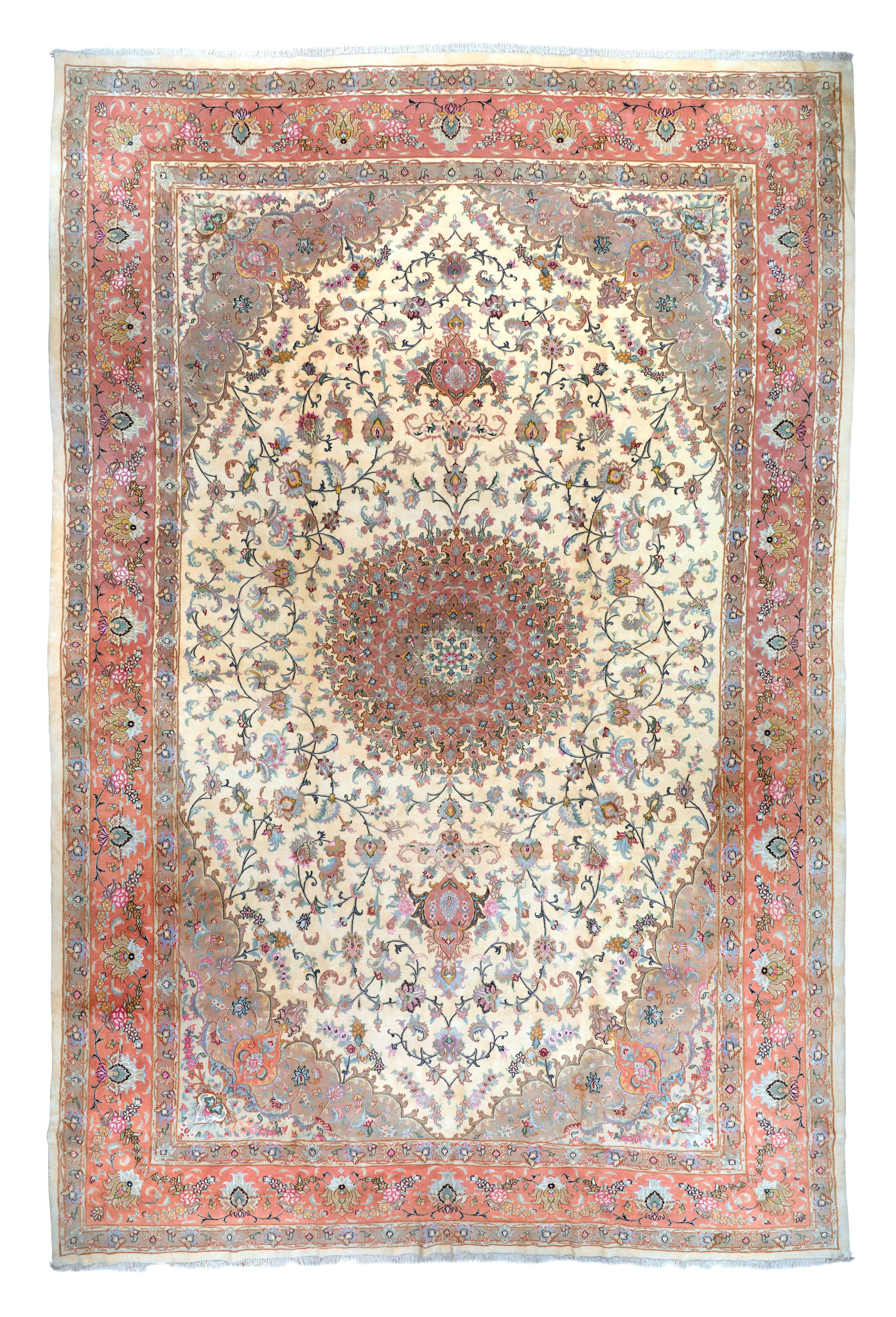 Very Fine Persian Tabriz Carpet