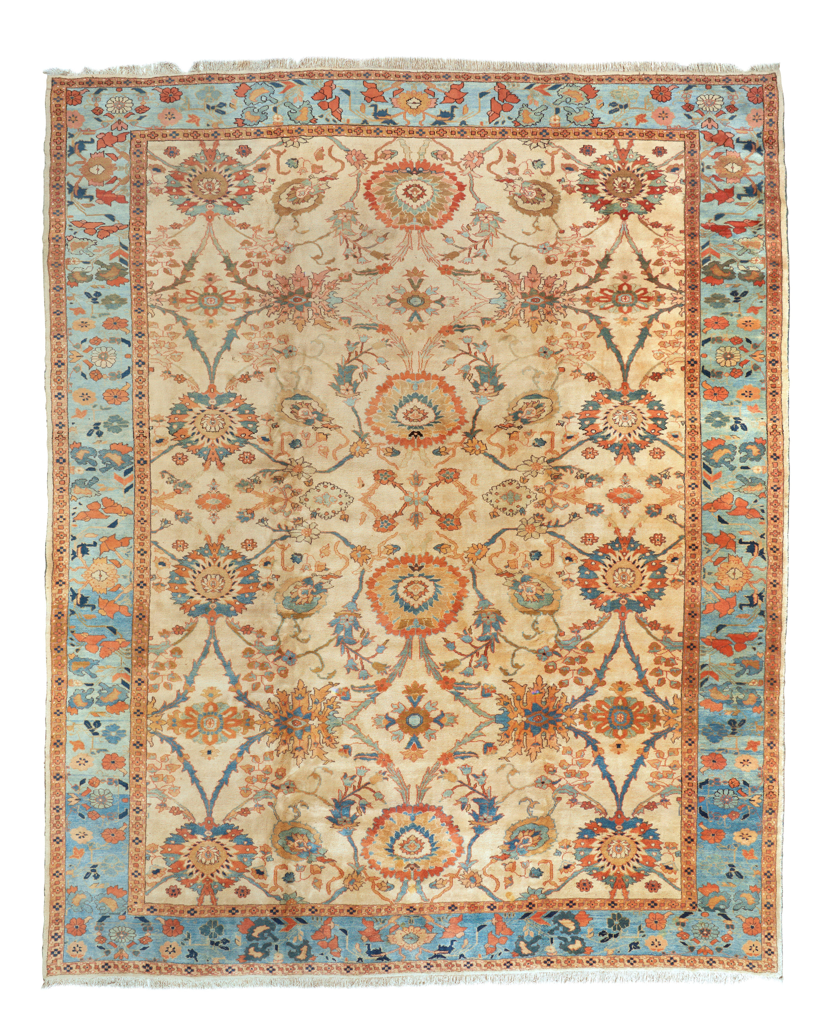 Fine, Unusual Persian Heriz Carpet